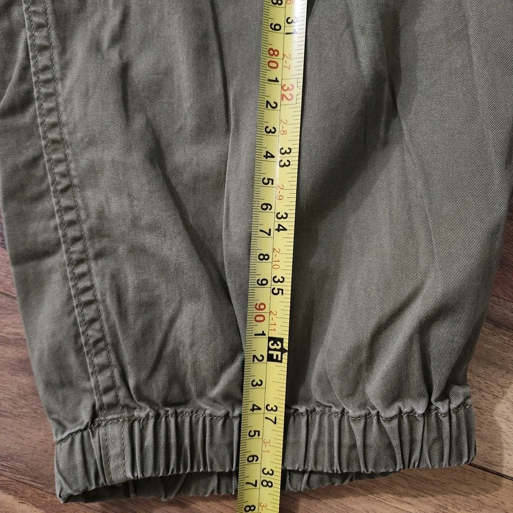 Polo Ralph Lauren Cargo Jogger Pants Green Cargo Military Utility Large Euc